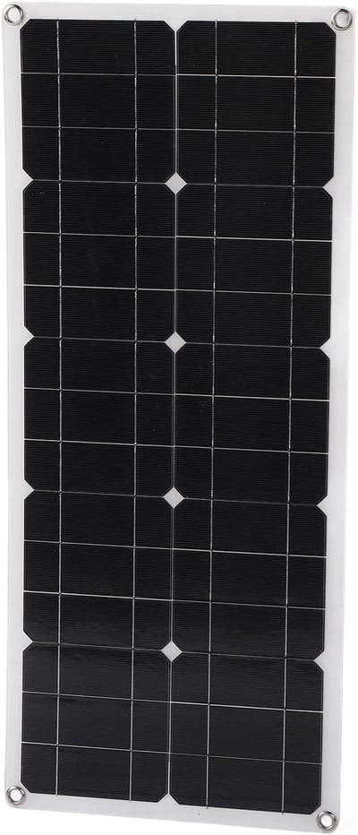 Zonnepaneel Set - Draagbare Lader - Buiten Opladen - Met Laadregelaar - 100W - Zwart