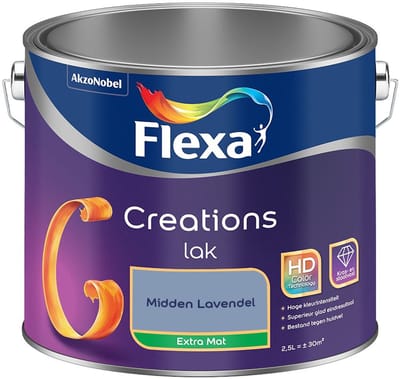 Flexa - Creations Lak Extra Mat - Midden Lavendel - Mengverf - 2,5 L