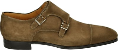 magnanni - 15330 - GespschoenenNette herenschoenenHeren veterschoen - Kleur: Taupe - Maat: 43.5