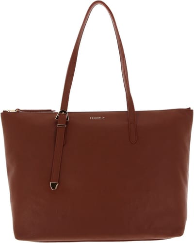 COCCINELLE Leren Schoudertas Coccinelle Gleen Handbag Brule Terracotta