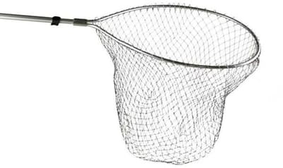 Evia Big Boat Teleadjustable Veiligheidsnet Zilver 257 (2sec/77 x 65 cm/mesh 30 mm)