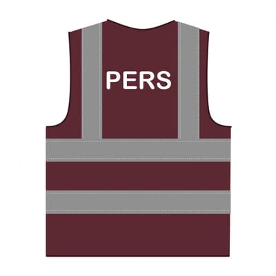 Pers hesje RWS bordeauxrood