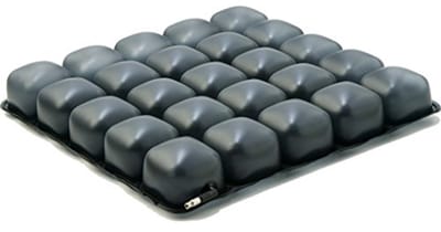 Opblaasbaar Zitkussen voor Bureaustoelen en Rolstoelen - Verstelbaar en Waterdicht, 16" x 16"