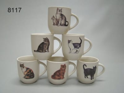 Mokken poes, set van 6, 150 ml, espresso