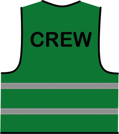 Crew hesje groen