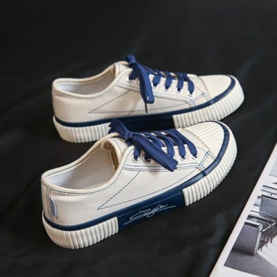 vrouw Canvas Schoenen Flats Gevulkaniseerde Schoenen voor Mannen Lente Zomer Comfortabele Casual Sneakers Mode Koppel Wandelschoenen 35 gray