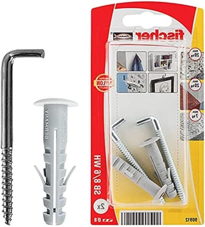 Keilankers Set - Nylon Bevestiging - Muurbevestiging - Dubbele Zone Uitbreiding - 8 x 6 mm