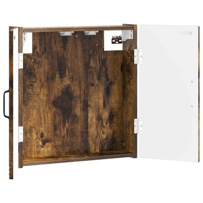 vidaXL - Dartbord - Kabinet - UTRECHT - Gerookt - eiken - 52,5 - x - 10,5 - x - 53,5 - cm