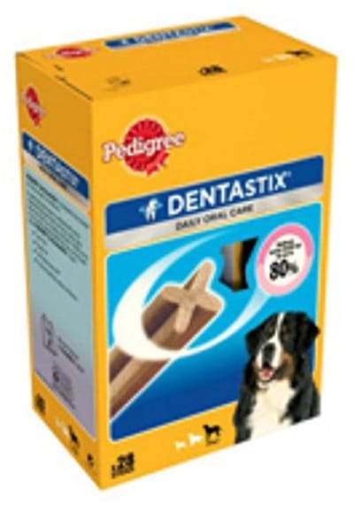 DentaStix Snacks voor Grote Honden - Groot Pak met 56 Stuks