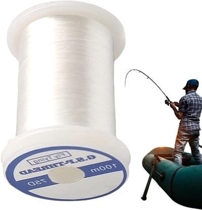 Visdraad - Binddraad Polyester - Vissen - Hoge Sterkte - 100 meter - Wit