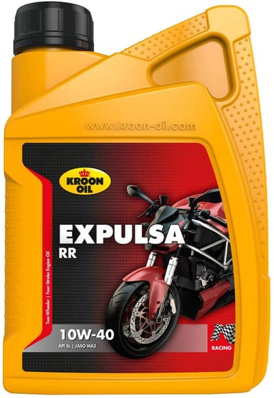 Kroon-Oil Expulsa RR - 10W-40 Motorolie - Vol-Synthetisch - 1 Liter - Transparant