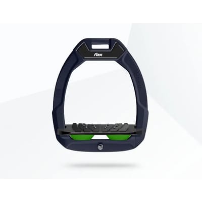 Veiligheidsbeugels voor paardrijden Gehoekt Ultra Grip Rood/Zwart/Groen Flex-On Safe-On