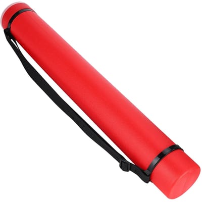 Tube de rangement pour dessin extensible et épais, collection télescopique, mallette de dessin pour affiches, bleu