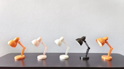 Mini magnetisch nachtlampje, LED leeslampje, warme slaapkamer nachtkastje lamp, decoratieve lamp, ins model lamp, 5 verschillende stijlen model lampen (set)