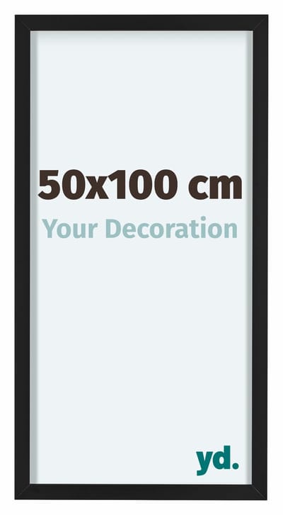 Your Decoration - Fotolijst 50x100 cm - Aluminium - Zwart - Virginia