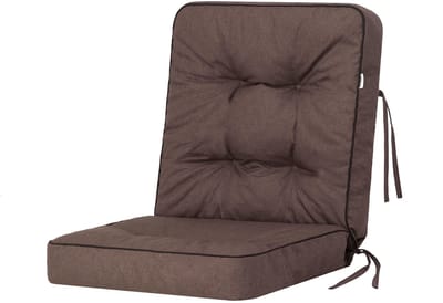 Hobbygarden Tuinkussen Venus Bruin 50x110cm - Waterafstotend - UV bestendig - Geschikt voor tuinstoelen en Tuinbanken
