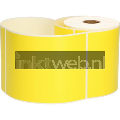 FLWR - Verzendetiketten / 102 x 150 / 300 labels / Geel - Geschikt voor Zebra