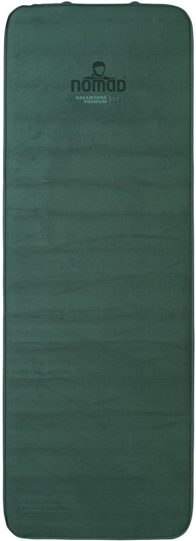 NOMAD® Dreamzone Premium 7.5 Slaapmat | 198x66 | Dikte 7,5 cm | Groen | 1 Persoons Luchtbed | Makkelijk opblazen en legen | Incl Hoes