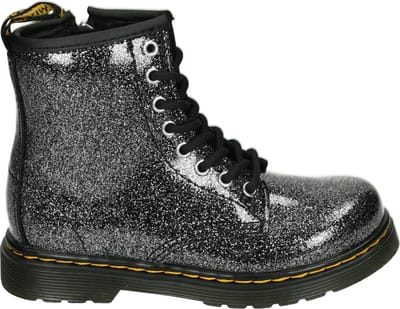 Dr. Martens - 1460 J 8 EYE BOOT - Half-hoog - Kleur: Zwart - Maat: 28