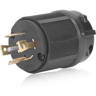 Vergrendelingsplug Amerikaanse standaard 5-gatsadapter NEMA L21?30 30A 120 208V voor apparaten black