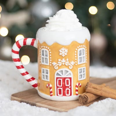 Something Different - Candy Cane Gingerbread House Mok/beker - Multicolours