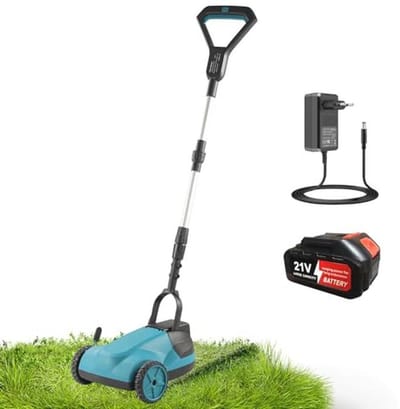 Accugrasmaaier 21 cm met telescoopstang en borstelloze motor