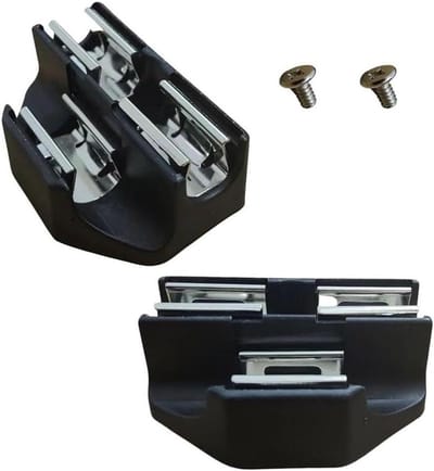 Gereedschapshouder Set - Schroefbit Organizer - Werkplaats Organiseren - Duurzaam Kunststof Staal - 2 Stuks - Zwart