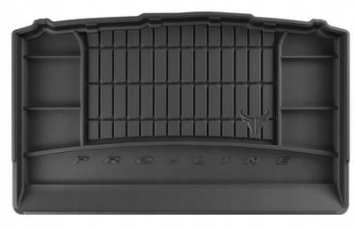 FROGUM TM Kofferbakmat - Geschikt voor KIA Stonic (vanaf 2017) - Onderste laadvloer - TPE Rubber - Zwart