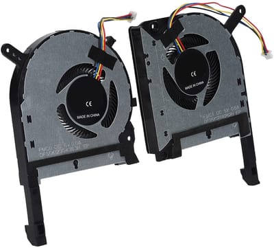 Allecto - Laptop Koelventilatoren - Vervangingsonderdelen - 2 Stuks - Geschikt voor Gaming Laptops - Effectieve Koeling voor Lange Speelsessies - B...