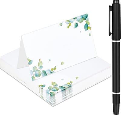 Plaatskaartjes Eucalyptus Stijl 50 Stuks Groen Tafel Decor voor Bruiloften en Feesten