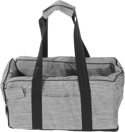 Honden Autostoel - Reismand Hond - Veilig Reizen - Verstelbaar Kussen - 42x20x22 cm - Grijs