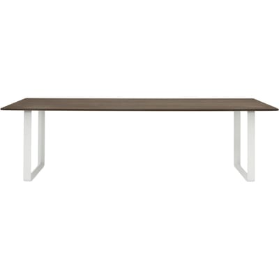 Muuto 70/70 Tafel - gerookte eik - wit - XL