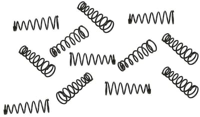Boston SPR-22 pickup mounting spring, taps toelopend, 12 stuks, diam. 6-4mm, lengte 22mm
