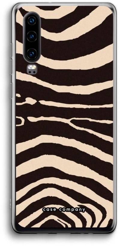 Case Company® - Hoesje geschikt voor Huawei P30 hoesje - Arizona Zebra - Soft Cover Telefoonhoesje - Bescherming aan alle Kanten en Schermrand