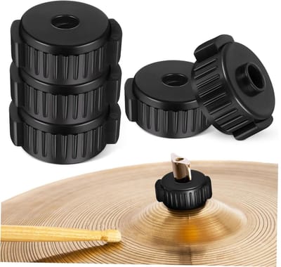 Drum Bekkenmoeren - Snelspanners Cymbal - Muziek Maken - Universele Pasvorm - 3.5 cm - Zwart