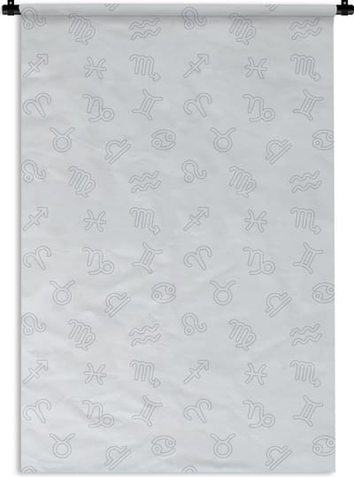 Wandkleed - Wanddoek - Sterrenbeeld - Astrologie - Design - 60x90 cm - Wandtapijt