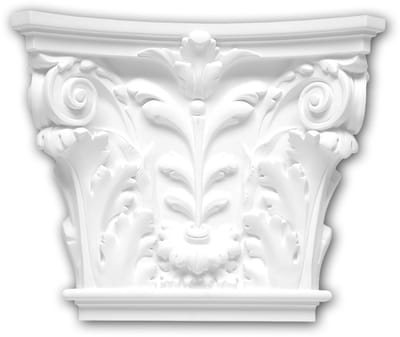 Pilaster kapiteel 121002 Profhome Sierelement Corinthische stijl wit