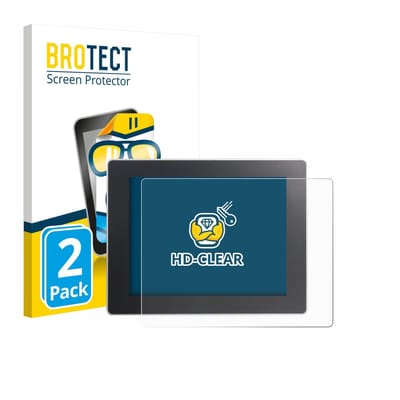 BROTECT - Screenprotector voor Weintek cMT3092X - Folie Beschermfolie transparant 2 Stuks