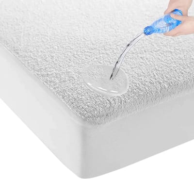 Waterdichte Matrasbeschermer 180x200 cm - Antibacterieel - Incontinentie Hoeslaken - Zacht Badstof - Elastische Pasvorm - Wasbaar