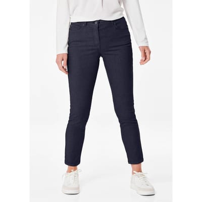 7/8-jeans BELLA van superstretch-materiaal - marine - Gr. 38 van Goldner Fashion