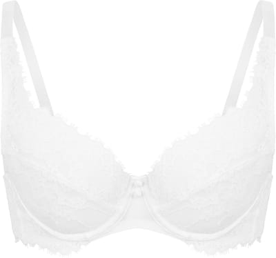 Hunkemöller Dames Lingerie Niet-voorgevormde beugel bh Daisy - Wit - maat F85
