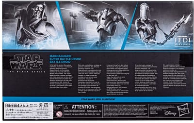 Star Wars Jedi: Survivor Black Series Action Figure 3-Pack Magna Guard, Super Battle Droid & Battle Droid