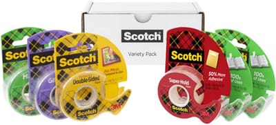 Assortiment Transparante Tape met Dispenser en Navullingen - Verschillende Soorten