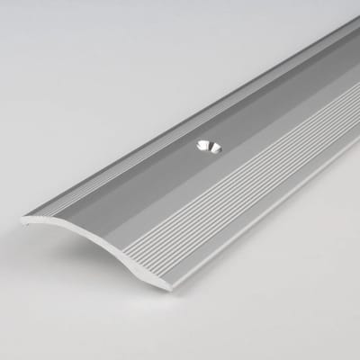 Overgangsprofiel voor hoogteverschil | Geanodiseerd Aluminium | Zilver | 40 mm Breed | 5 mm Hoog | 1000 mm Lang