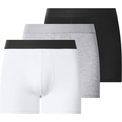 ESMARA Set van 3 heren boxers (Zwart/grijs/wit, M)