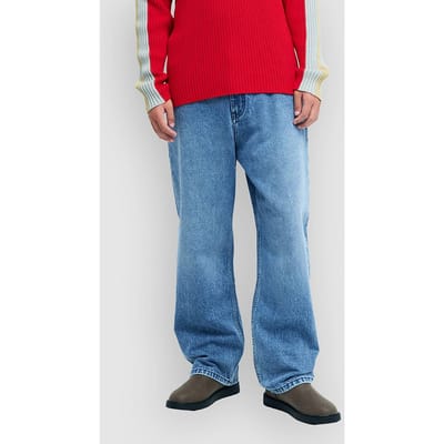 Quiksilver Baggy Spijkerbroek Blauw 34 Man