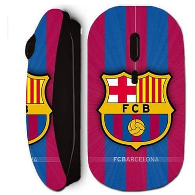 Souris sans fil - FC Barcelona - Noir - Ergonomique - Optique - Nano USB