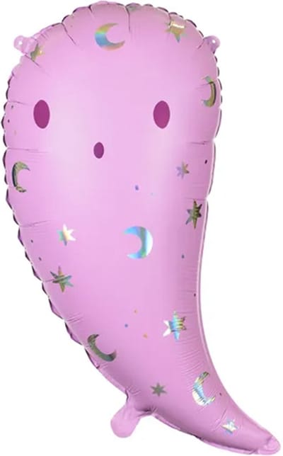 Partydeco - Folieballon Ghost Pink 41 x 70 cm
