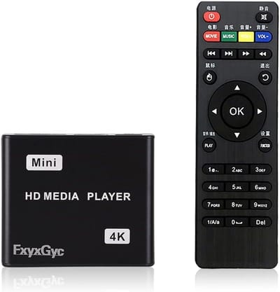 4K Ultra HD Mediaspeler met USB & SD Kaart Ondersteuning - Voor Televisie en Reclame