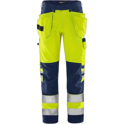 Hoge-visibility werkbroek klasse 2 Fristads Green 2641 GPLU